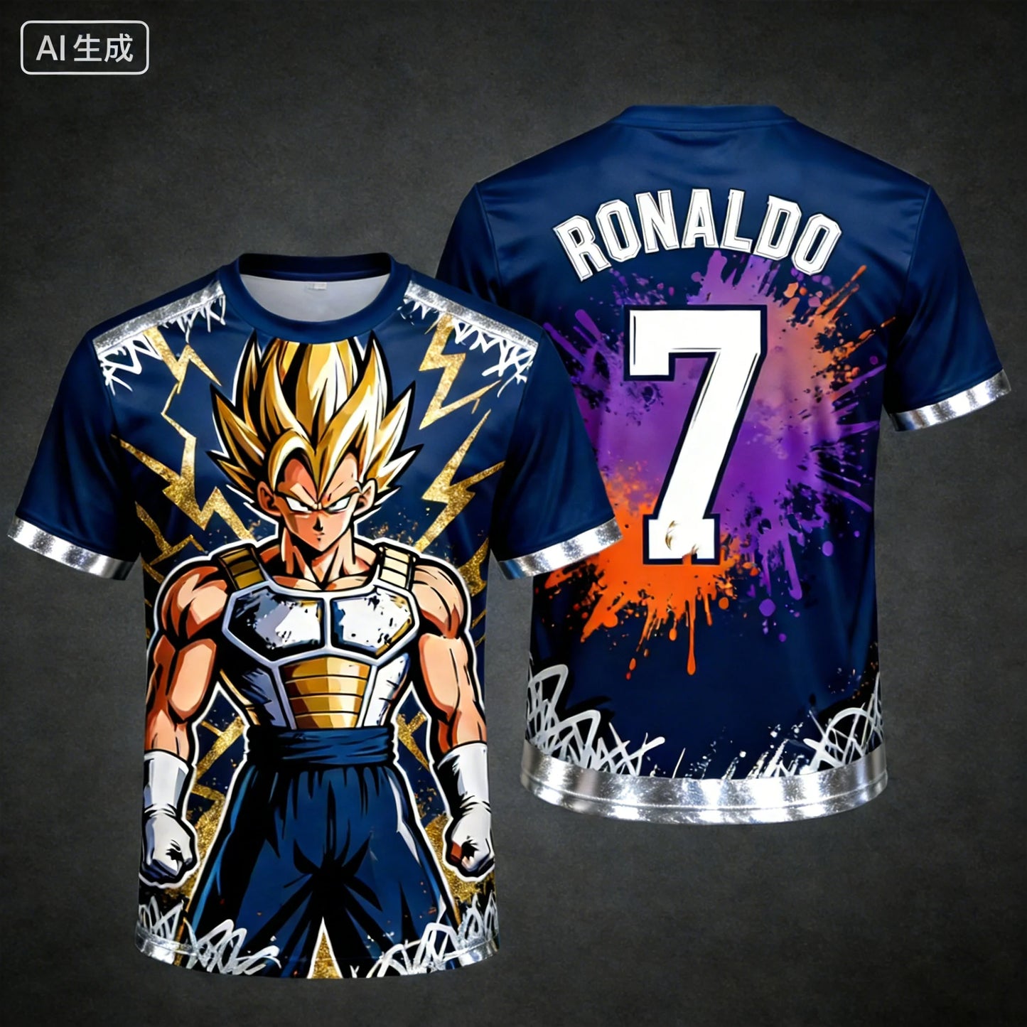 2026 New Arrivals Dragon Ball Z Goku Vegeta Special Edition Football Jersey Ronaldo No.7 Football T-shirt Fan Special Jersey top
