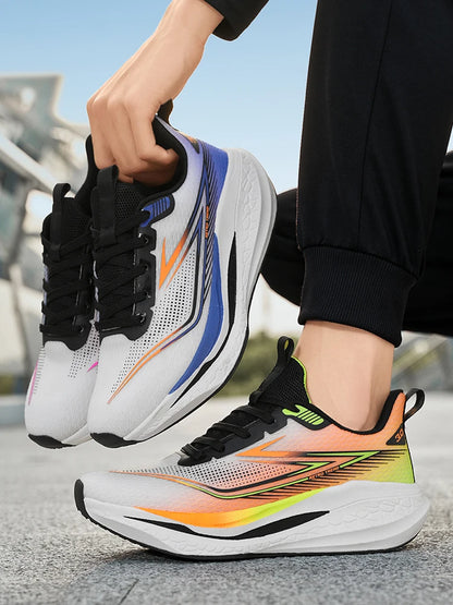 Zapatillas deportivas de talla grande para hombre, cómodas y versátiles, para senderismo al aire libre, running, uso casual y entrenamiento en pareja, con estilo moderno