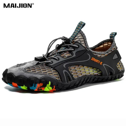 MAIJION Professional Aqua Shoes for Men Non-Slip Water Shoes Trekking Upstream Quick-Dry Beach Lightweight Water Sports Sneakers