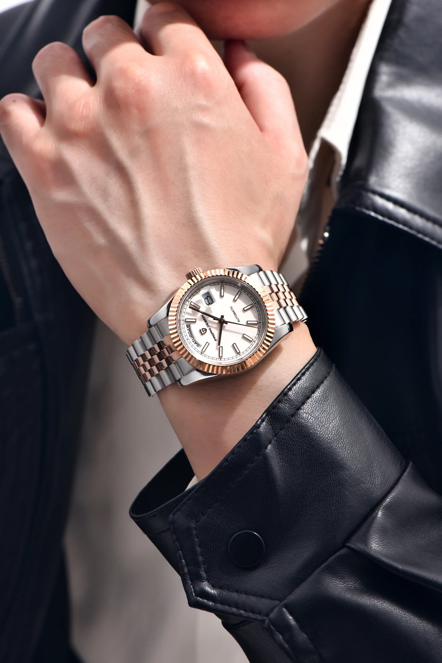 PAGANI DESIGN Enamel Dial 2026 New DD36 Men's Watches Silver Gold Luxury Automatic Watch Men Waterproof Mechanical Wristwatch