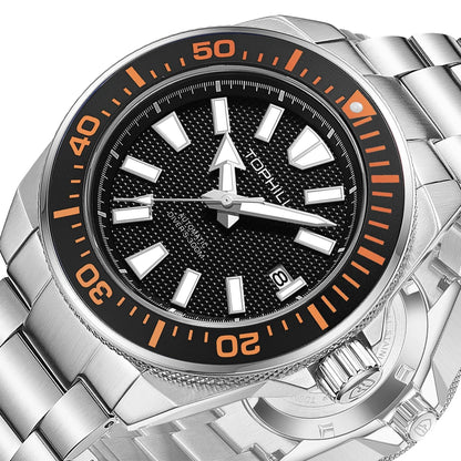 TOPHILL 43.5mm Professional Dive Watch Automatic NH35 Movement Sapphire 300M Waterproof Super Luminous Diving Men's Wristwatches