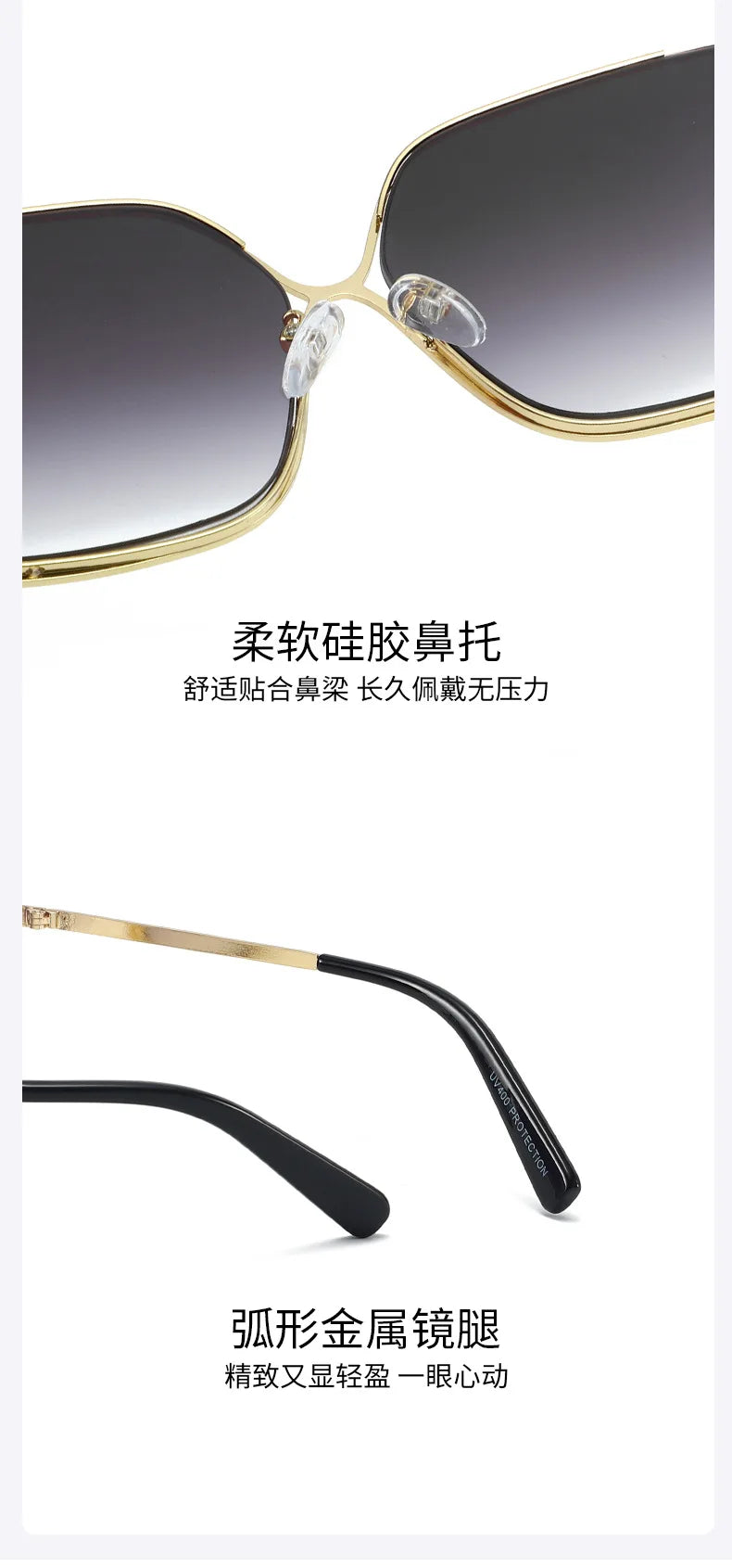 Fashion Oversized Sunglasses Women Big Frame Popular Luxury Brand Designer Shades Sun Glasses Oculos De Sol Feminino Gafas