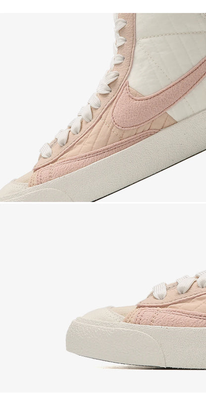 Nike Official Genuine BLAZER Pioneer — Sapatilhas casuais desportivas de cano alto para mulher DO7445-261