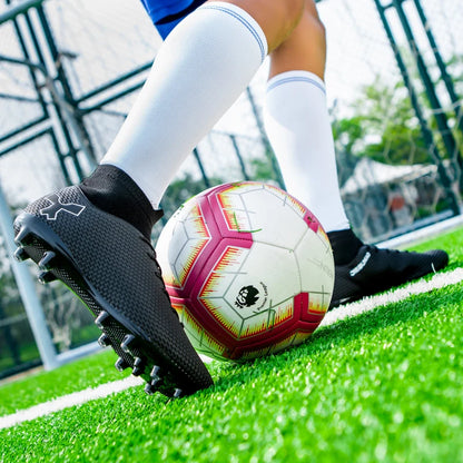Chaussures de football pour hommes, modèle original, résistantes, pour terrain gazonné, crampons, antidérapantes, de haute qualité, confortables, chaussures de football pour activités de plein air.