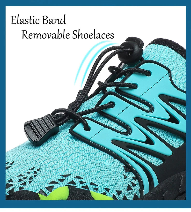 Zapatos acuáticos unisex de secado rápido con drenaje para vadeo, playa, deportes acuáticos, natación, yoga, buceo, surf y uso barefoot