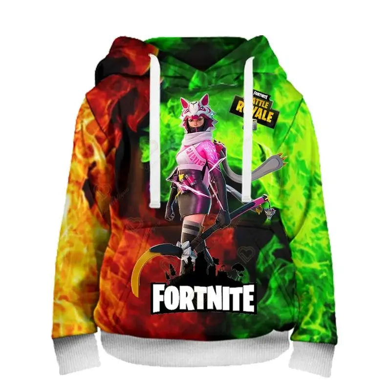 Fortnite Men Hoodie Fashion 3D Print Sweatshirt Battle Game Hoodies Boys Girls Hip Hop Hombre Casual Outerwear