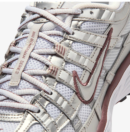 Nike Authentic P-6000 Zapatillas casuales bajas para mujer con cordones, resistentes al desgaste, para uso diario BV1021-110