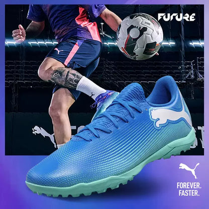 PUMA Men's TT Cleat Soccer Shoes 107943-01 One Piece Tongue Lace Up Football Boots