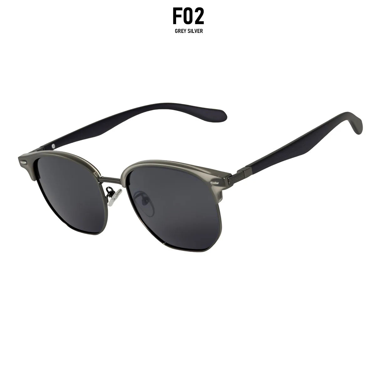 Polarized Sunglass Men Lenses Semi Rimless Vintage Retro Sunglasses Women Trendy Vacation Fashion Glasses Gafas De Sol Hombre