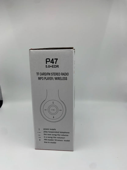 P47 Wireless Bluetooth Headphone With Mic Noise Cancelling Headsets Stereo Sound Earphones Sports Gaming Headphones Supports PC