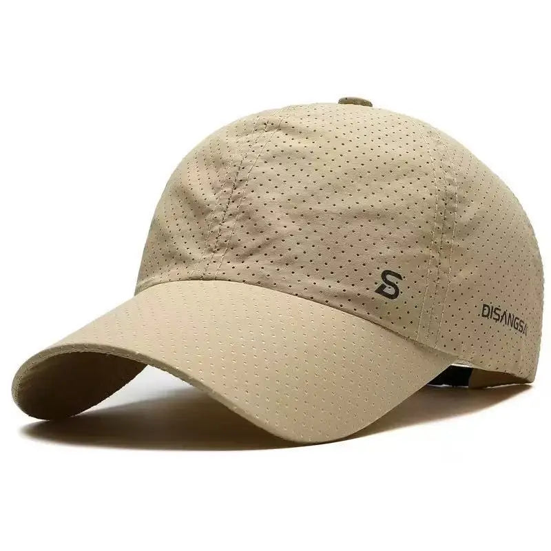 Spring Summer Outdoor Running Cap Unisex Thin Quick Drying Breathable Baseball Cap Soft Top Strapback Golf Cap for Men and Women