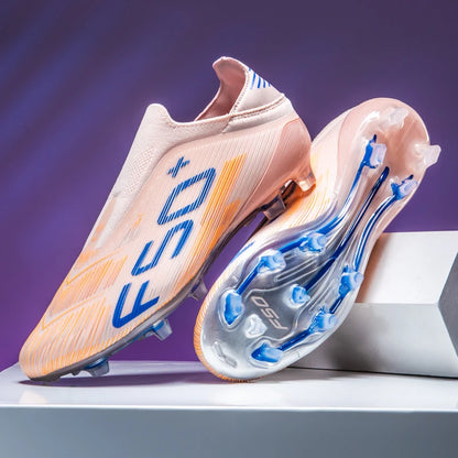 Nouvelles chaussures de football pour hommes, crampons, baskets légères de haute qualité, pour l'entraînement sur gazon, bottes de football très vendues, antidérapantes, mi-hautes, pour l'extérieur.