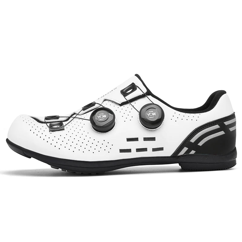 Lock-Free Cycling Shoes, Flat Pedal Shoes for Men, Bike Cleat Sneakers, MTB Bicycle Biking Shoes for Women, Breathable Indoor Boots