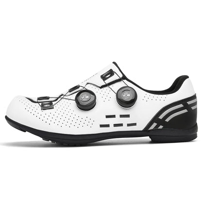 Lock-Free Cycling Shoes, Flat Pedal Shoes for Men, Bike Cleat Sneakers, MTB Bicycle Biking Shoes for Women, Breathable Indoor Boots