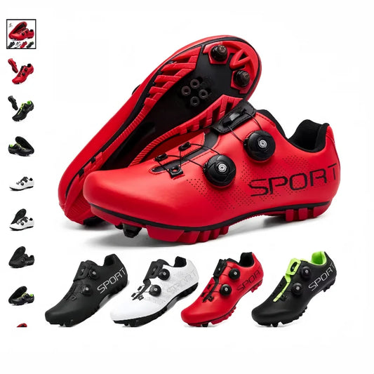Cycling Sneakers Breathable MTB Shoes Men Women Trail Mountain Bicycle Riding Shoes Sport Road Bike Shoes Spd Pedal Cycle Shoes