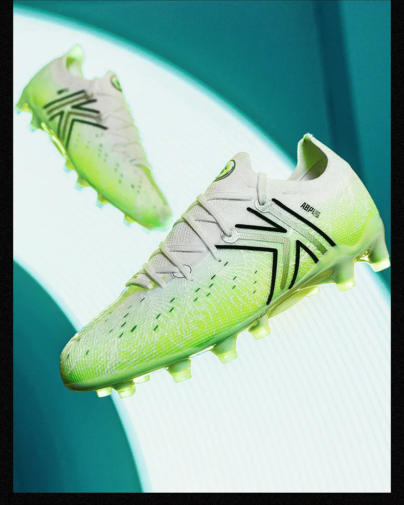 Kelme Men’s MG Soccer Cleats Indoor Short Studs Professional Match Football Boots Slip-Resistant Training Turf Shoes