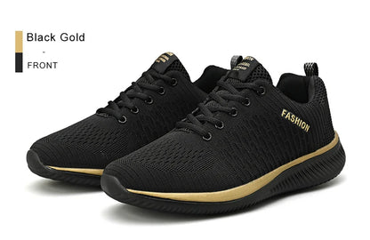 Men Women Knit Sneakers Breathable Athletic Running Walking Gym Shoes