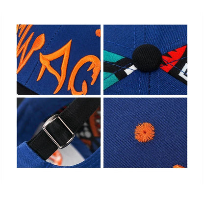Nuovo cappellino da baseball casual alla moda con ricamo e stampa lettering, protezione solare per esterni