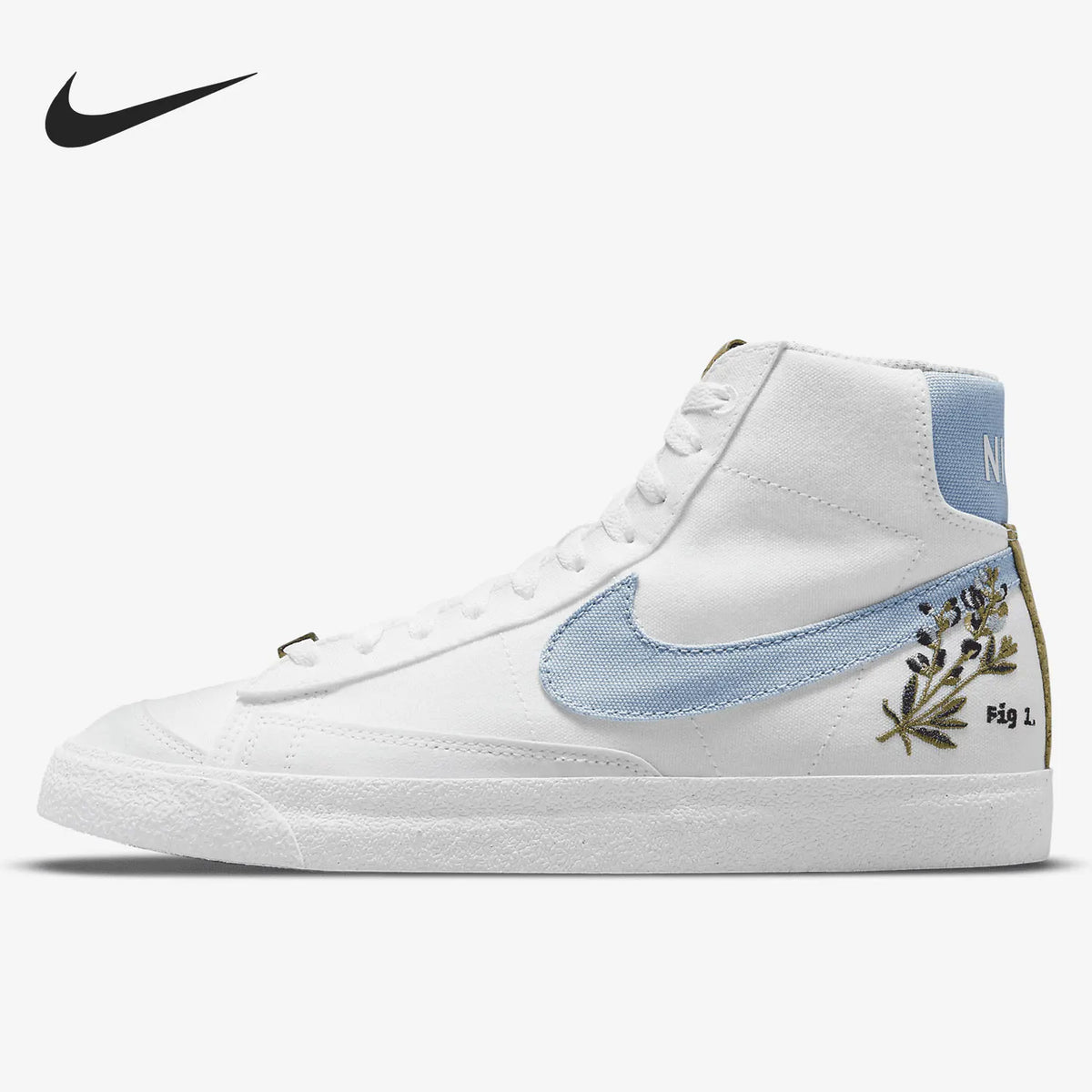 Nike Authentic Blazer damskor i skumgummi, klassiska sport- och fritidssneakers DC9265-100
