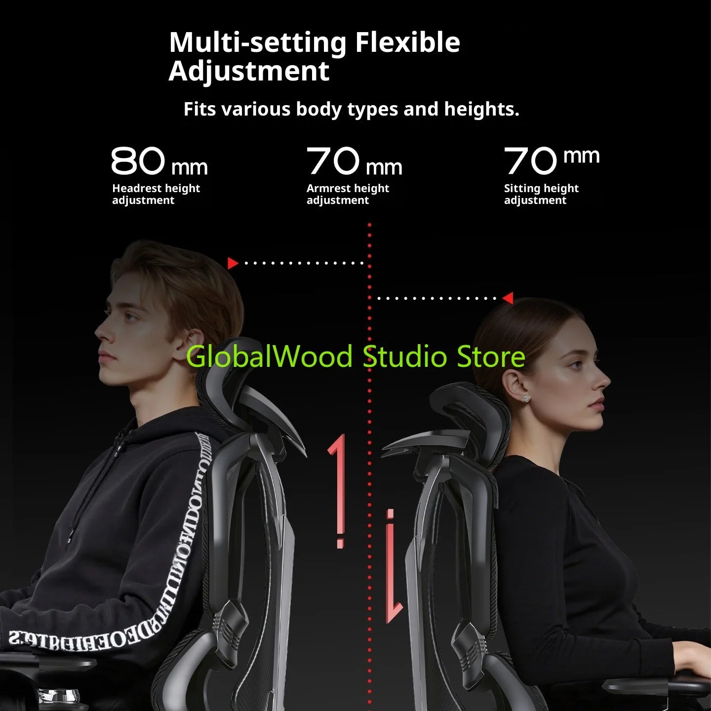 Ergonomic Chair for Desk Office Comfortable Armchair Furniture Chair Design Office Chair on Wheels