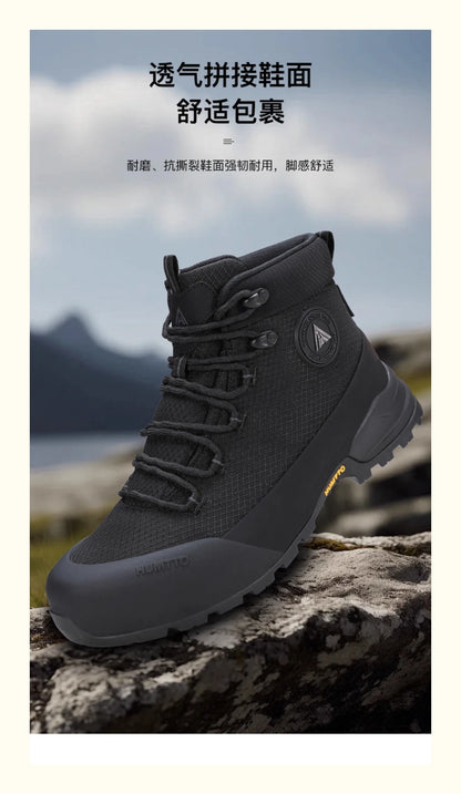 HUMTTO Hiking Shoes Men Winter Outdoor Sports Climbing Shoes Hunting Boots Warm Outdoors Ankle Travel Boots Trekking Sneakers