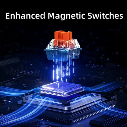 Tastiera gaming MCHOSE ACE 68 con switch magnetici Hall Effect, Rapid Trigger, RGB programmabile, 8K Hz, DKS/MT/TGL/RS/SOCD