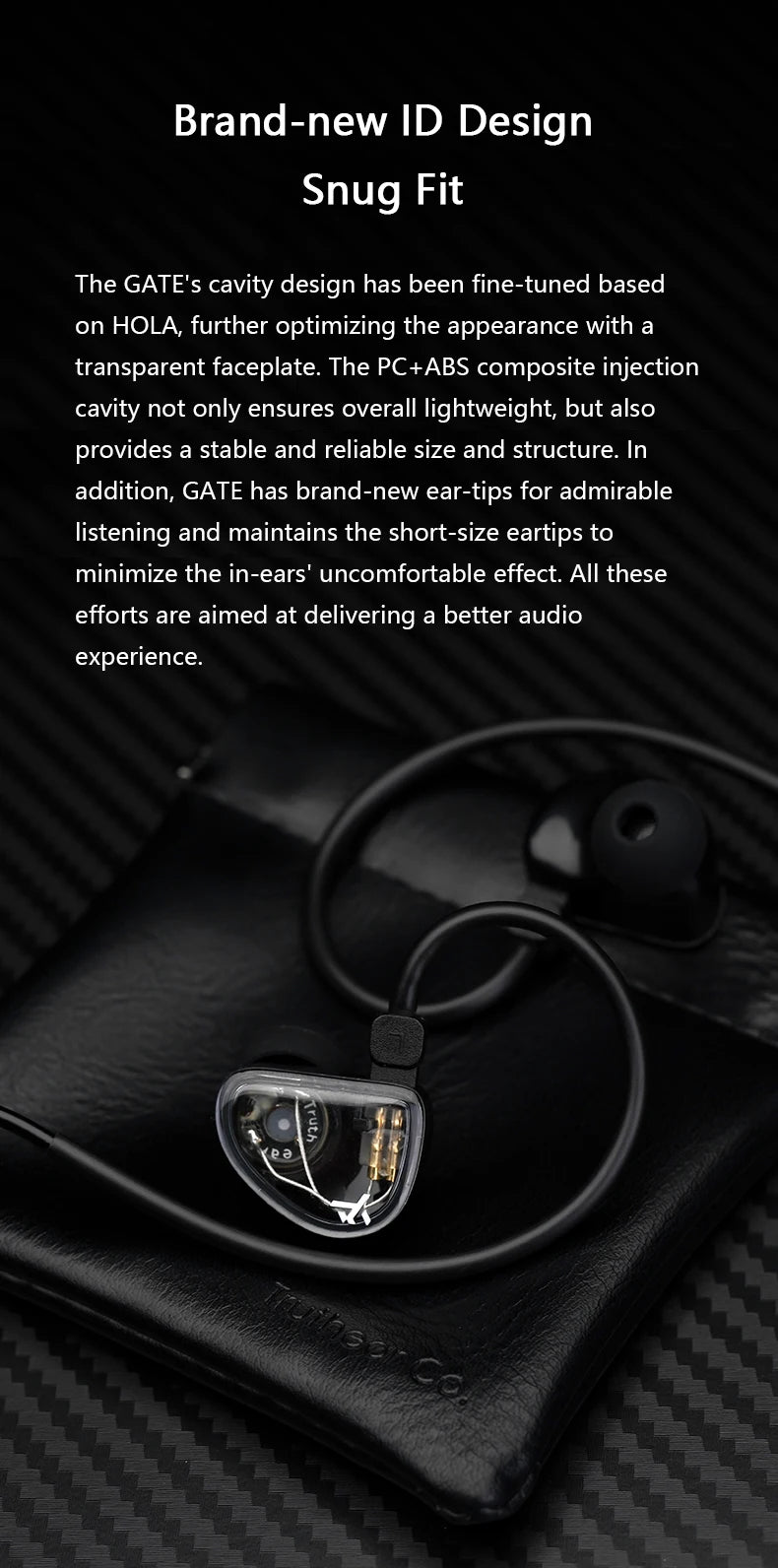 TRUTHEAR GATE Dynamic In-Ear Headphones Wired Earphones with 0.78 2-Pin Cable, HiFi Gaming Earbuds, High-Resolution Audio Monitor Earphones