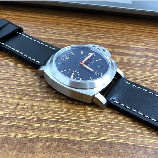 44mm No Logo Sapphire crystal Mechanical Hand Wind Men's 6497 Watch Luminous Dial St3600 Movement Limited Edition Man's Gift