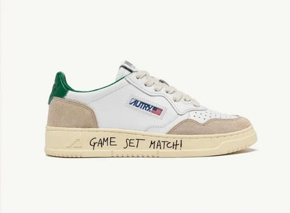 New KWUN AUTRY Men Women Sports Low Top Casual Board Shoes Running Shoes White Shoes Genuine Leather