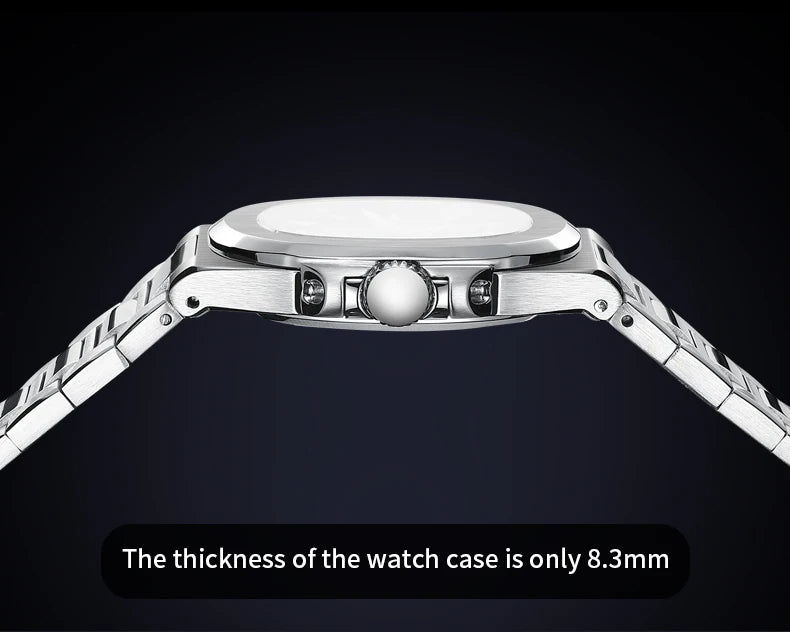 Specht & Söhne New Arrivals Mens Watch Rose Gold 5711 Classic Sports Watches Ultrathin Stainless Steel Sapphire 50M Waterproof