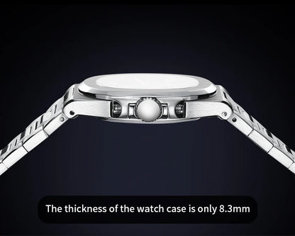 Specht & Söhne New Arrivals Mens Watch Rose Gold 5711 Classic Sports Watches Ultrathin Stainless Steel Sapphire 50M Waterproof