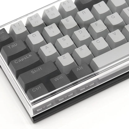 Funda protectora transparente de acrílico para teclado mecánico, cubierta antipolvo para teclado de 60/61/64 96 98 104/108 teclas, funda para ratón y teclado
