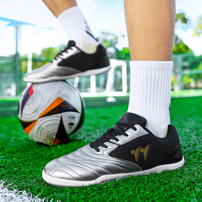 High-Quality New Men's Football Boots Grass High-Top Futsal Sneakers Soccer Shoes Non-Slip Match Indoor Hot-Selling Outdoor Sports