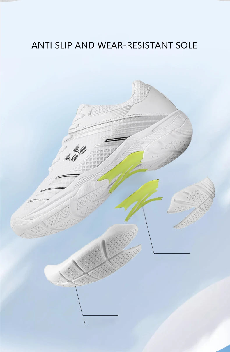 New Professional Badminton Shoes Sneakers Men's Breathable Anti-slip Tennis Sport Shoes for Men Women Training Sneakers