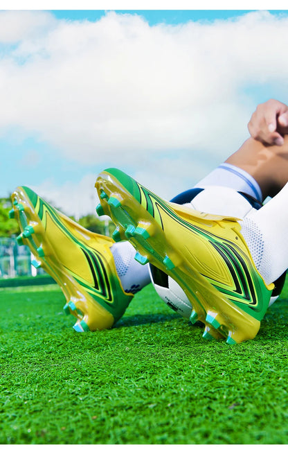Nouvelles chaussures de football pour hommes, crampons pour femmes, modèle unisexe pour futsal, ultra-légères, TF/FG, chaussures de football professionnelles de haute qualité pour jeunes, baskets.