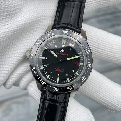 STEELFLIER Official SF783 NH35 Automatic Mechanical Watches Ceramic Bezel Super Luminous 20Bar Waterproof Luxury Dive Watch Men
