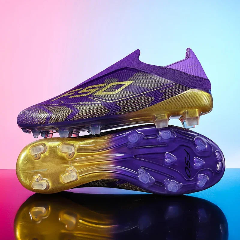 Nouvelles chaussures de football pour hommes, crampons de gazon très vendus, chaussures de football respirantes, chaussures de match de haute qualité, baskets antidérapantes pour garçons, légères pour l'extérieur