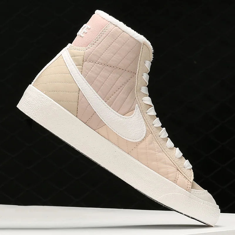 Nike Official Genuine BLAZER Pioneer — Sapatilhas casuais desportivas de cano alto para mulher DO7445-261