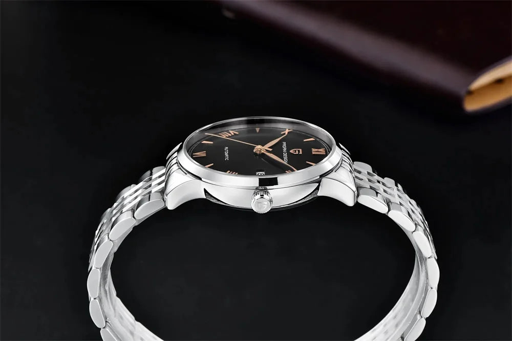 PAGANI DESIGN 40MM Pilot Men Mechanical Watch Luxury Sapphire Glass Automatic Watch 100M Waterproof NH35 Wristwatch For Men