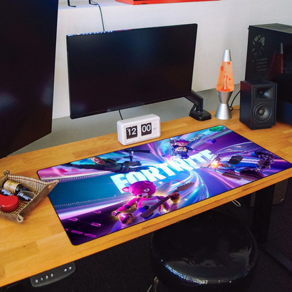 Game F-Fortnite Survival Battle Mouse Pad Large Desk Mat Keyboard Ergonomic Office Rubber PC Non-slip Anti-fray Home Custom