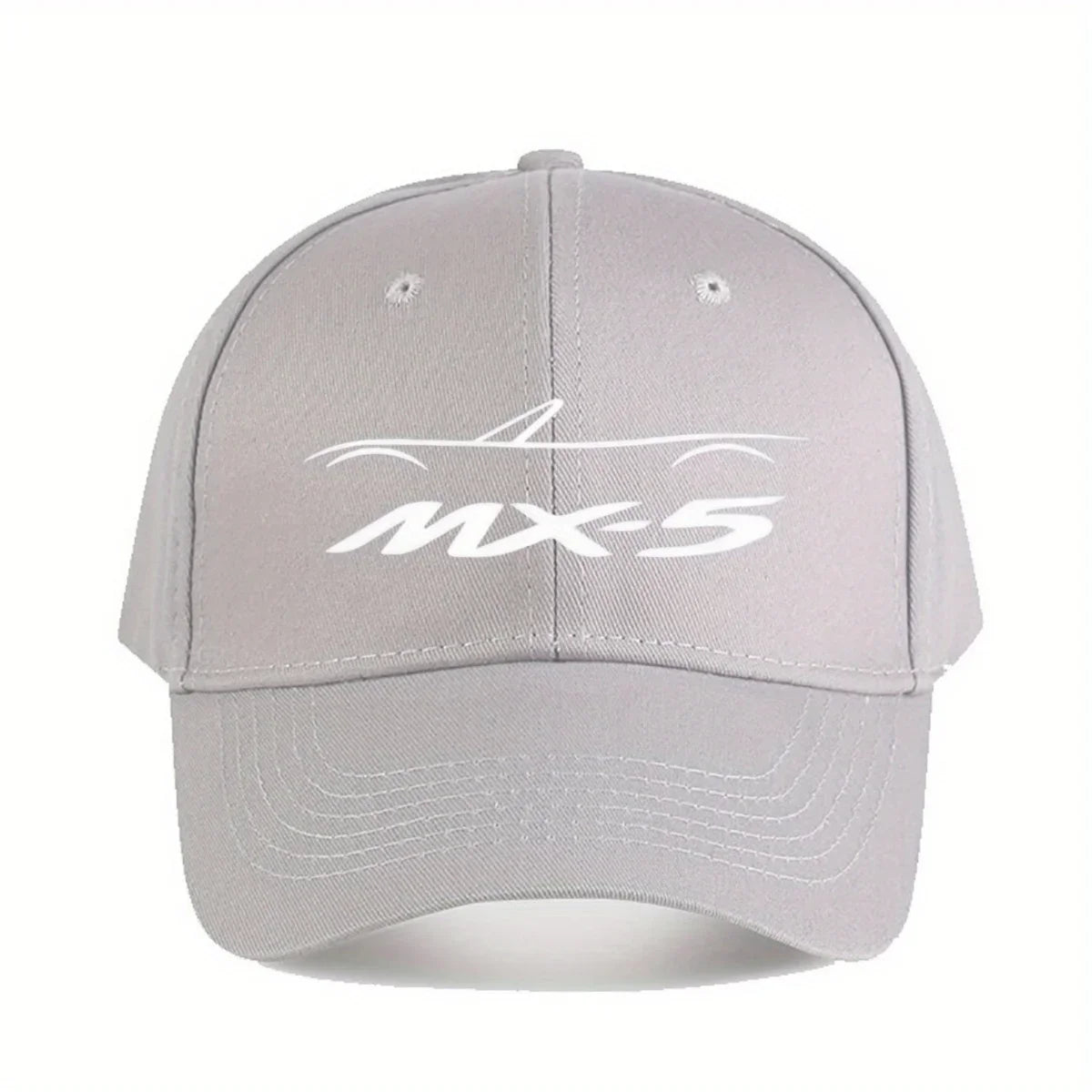 Șapcă de baseball MX5 NA pentru bărbați și femei – Șapcă elegantă din poliester negru cu logo alb, rezistentă, potrivită pentru pescuit în aer liber și ținute casual
