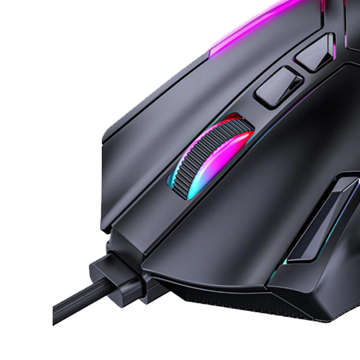 Gaming Mouse RGB Wired Mouse 12800 DPI 12 Keys Macro Definition Computer Replacement Accessories Photoelectric Working