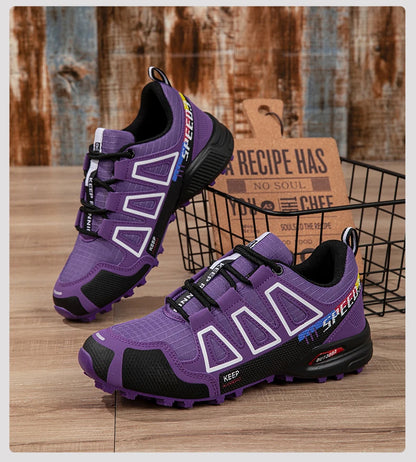 Women’s Waterproof Hiking Shoes Outdoor Sports Shoes Women’s Walking Travel Sports Shoes Bicycle Sports Shoes Running Sports Shoes