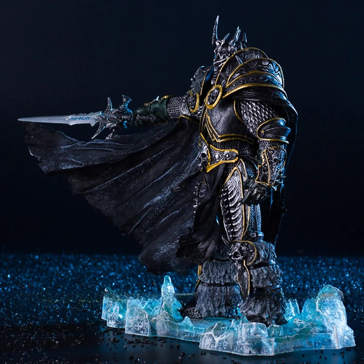 36cm herní periferie World of Warcraft, 7. král lichů Illidan Stormrage, anime figurka, model, dekorace na stůl, dárky, hračky pro děti