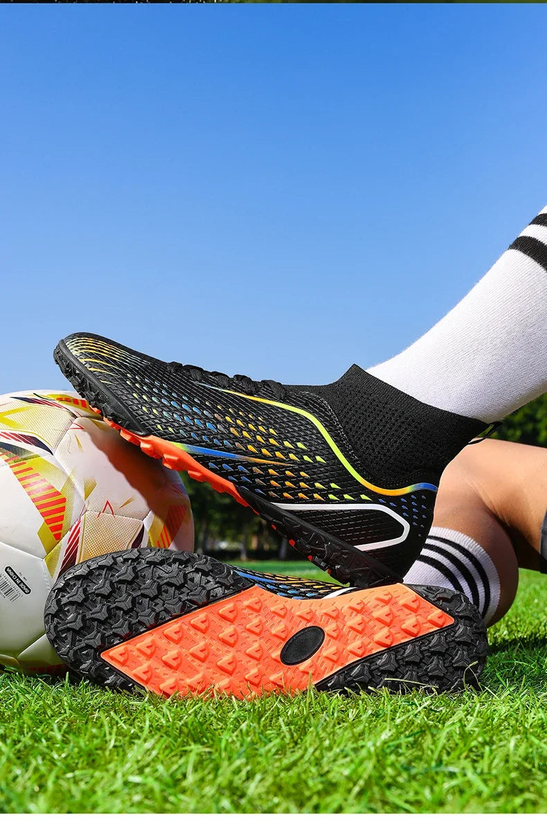 Men's Football Field Boots Ultralight Turf Indoor Society Training Soccer Shoes Cleats for Kids Sneakers TF/FG Football Shoes