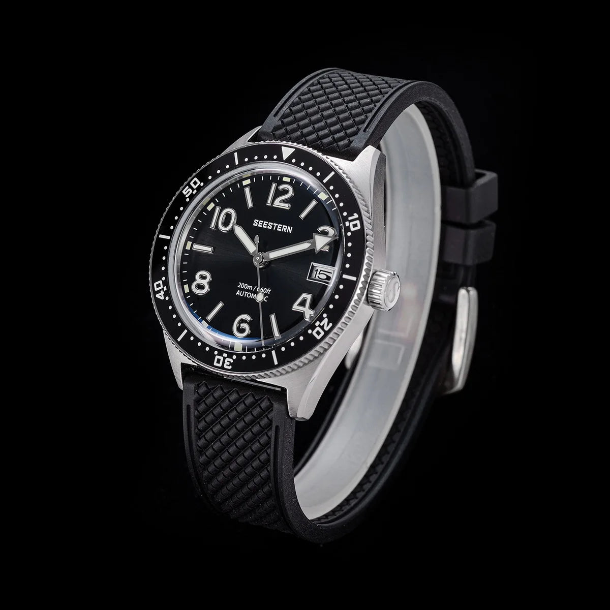 Sugess Diveing Watch of Men Automatic Mechanical Wristwatches 20ATM Waterproof Sapphire NH35A Movement BGW9 Luminous New S434-2
