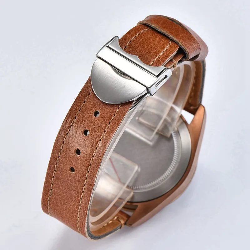Luxury NH35A Corgeut 41mm Automatic Men Watch PVD Case Sapphire Military Male 10BAR wim Watches Luminous Mechanical WristWatches