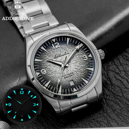 ADDIESDIVE AD2508 Man Diving Watch Luminous 100M Waterproof 316L Stainless Steel 8215 Movement Automatic Mechanical Watch reloj