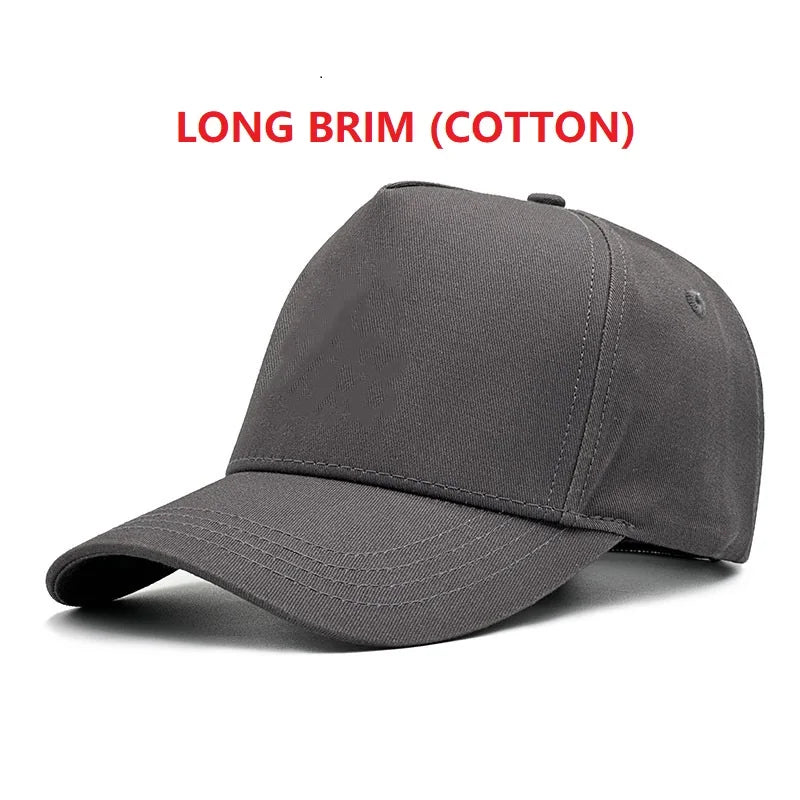 Baseball Caps for Big Head Men Women XXL Oversize High Crown Adjustable Plain Solid Snapback Hats 56-60cm 60-65cm