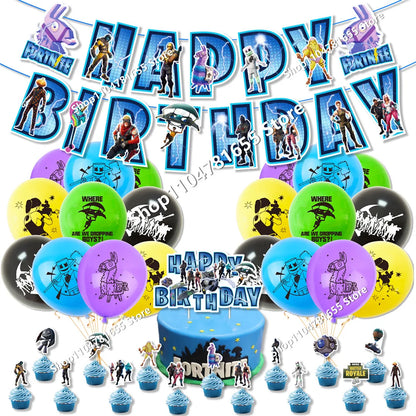 Conjunto de 8 Figuras Fortnite Anime em PVC — Bonecos Trooper Colecionáveis para Fãs, Crianças, Aniversário e Natal